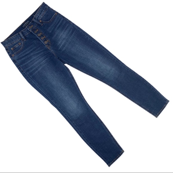 LUCKY BRAND Blue Denim Bridget Skinny Ankle Jeans - Picture 5 of 11